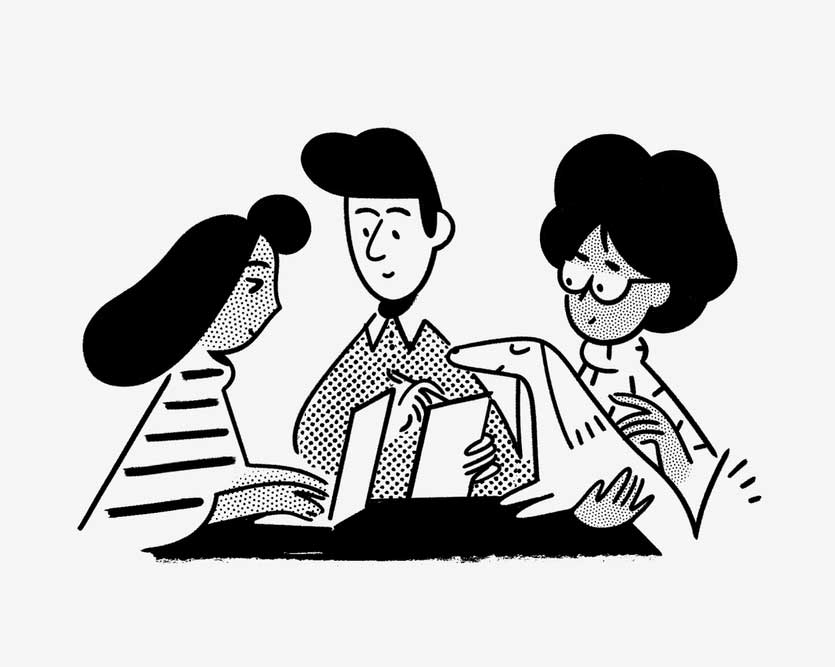 Students Illustration